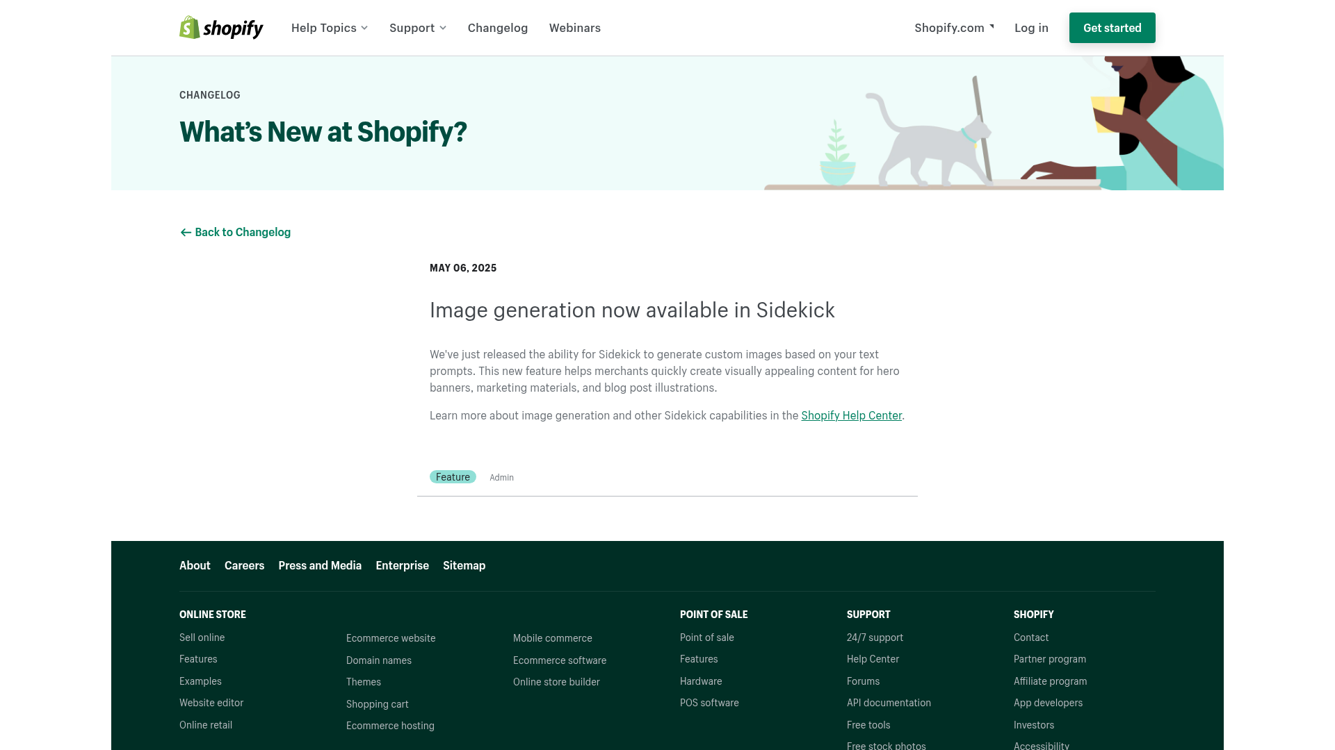 Shopify Sidekick Image Generation